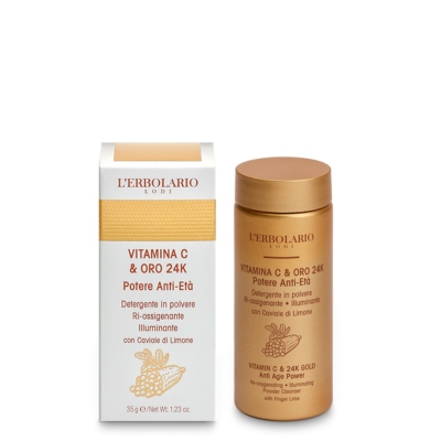 VITAMINA C & ORO 24K DETERGENTE VISO IN POLVERE 35 g