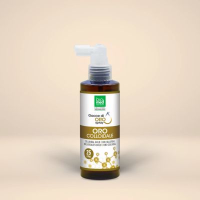 GOCCE DI ORO SPRAY – ORO COLLOIDALE 25 PPM - 100 ml