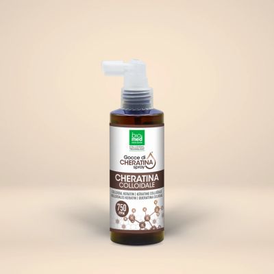 GOCCE DI CHERATINA SPRAY - CHERATINA COLLOIDALE 750 PPM -100 ml
