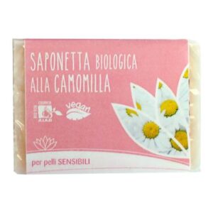 SAPONETTA BIOLOGICA ALLA ROSA CAMOMILLA &ndash; FIOR DI LOTO 100 g
