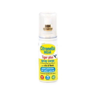 CITRONELLA TIGER BREAK SPRAY LOZIONE CORPO con olio di NEEN e erbe palustri 100 ml