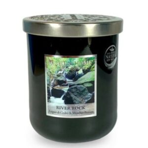 CANDELA PROFUMATA RIVER ROCK - 320G -75 H – 8,5x 12 cm