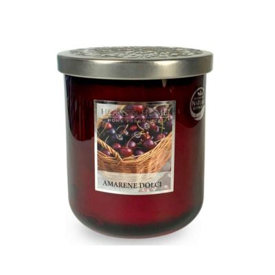 CANDELA PROFUMATA AMARENE DOLCI – 110 g -7x8 cm