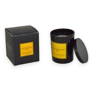 CANDELA IN CERA DI SOIA &ndash; MELOGRANO NERO AMORE &ndash; LINEA EMOZIONA 200 g