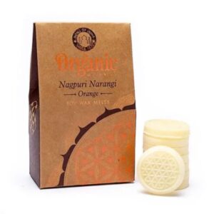 BLOCCHETTI DI CERA FIORE DELLA VITA NAGPURI NARANGI ORANGE 40 g 7-8 PZ