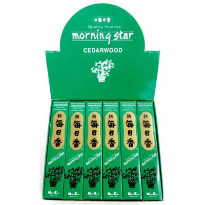 INCENSO MORNING STAR - LEGNO DI CEDRO 20 grammi